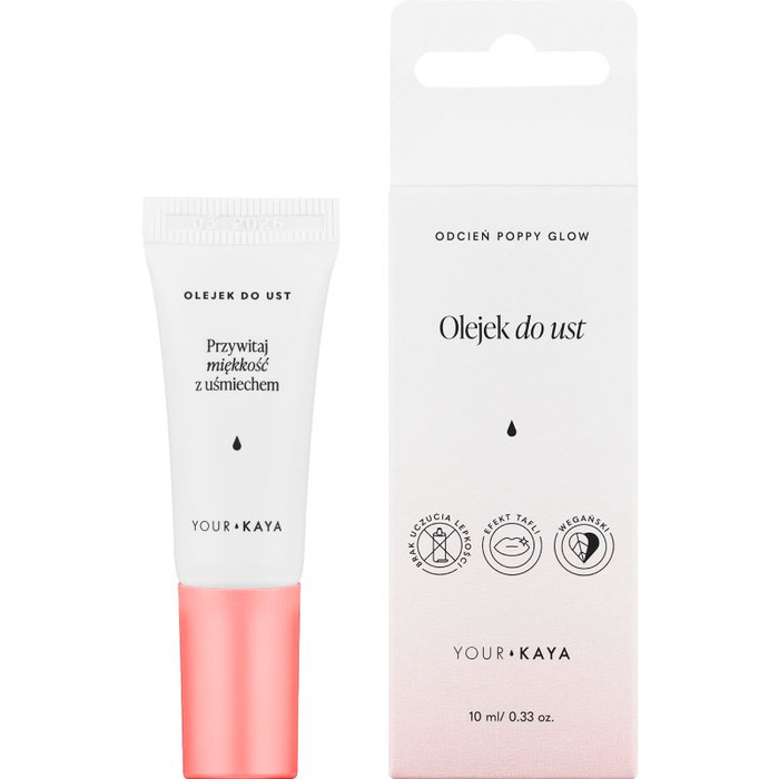 Your KAYA Olejek do ust Poppy Glow, 10 ml