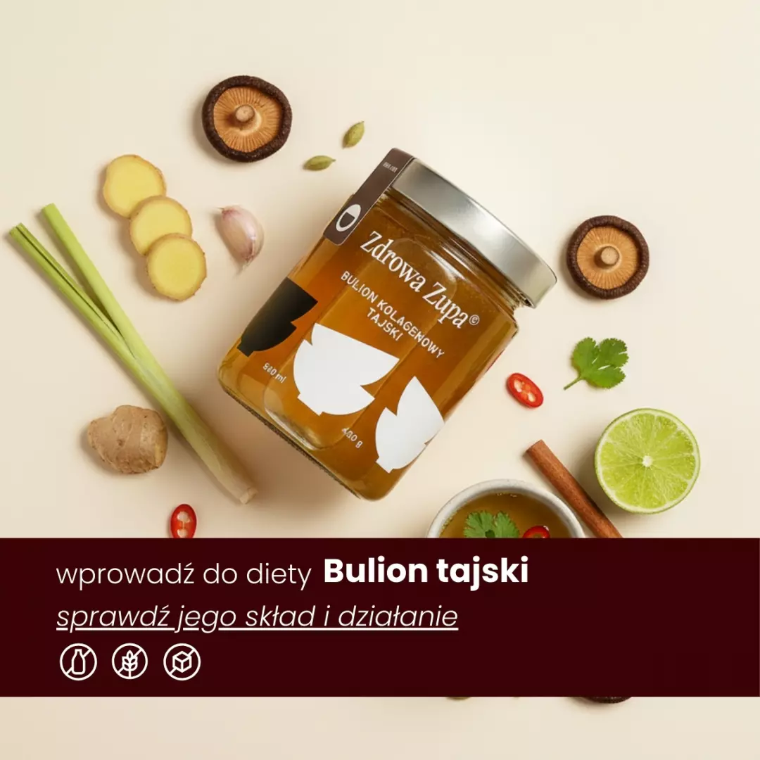 Bulion kolagenowy tajski wołowo-drobiowy
