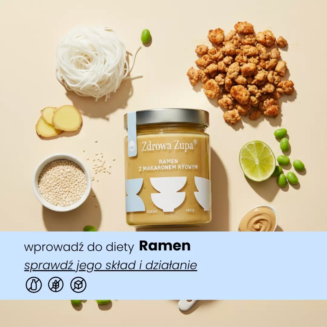 Ramen z makaronem ryżowym