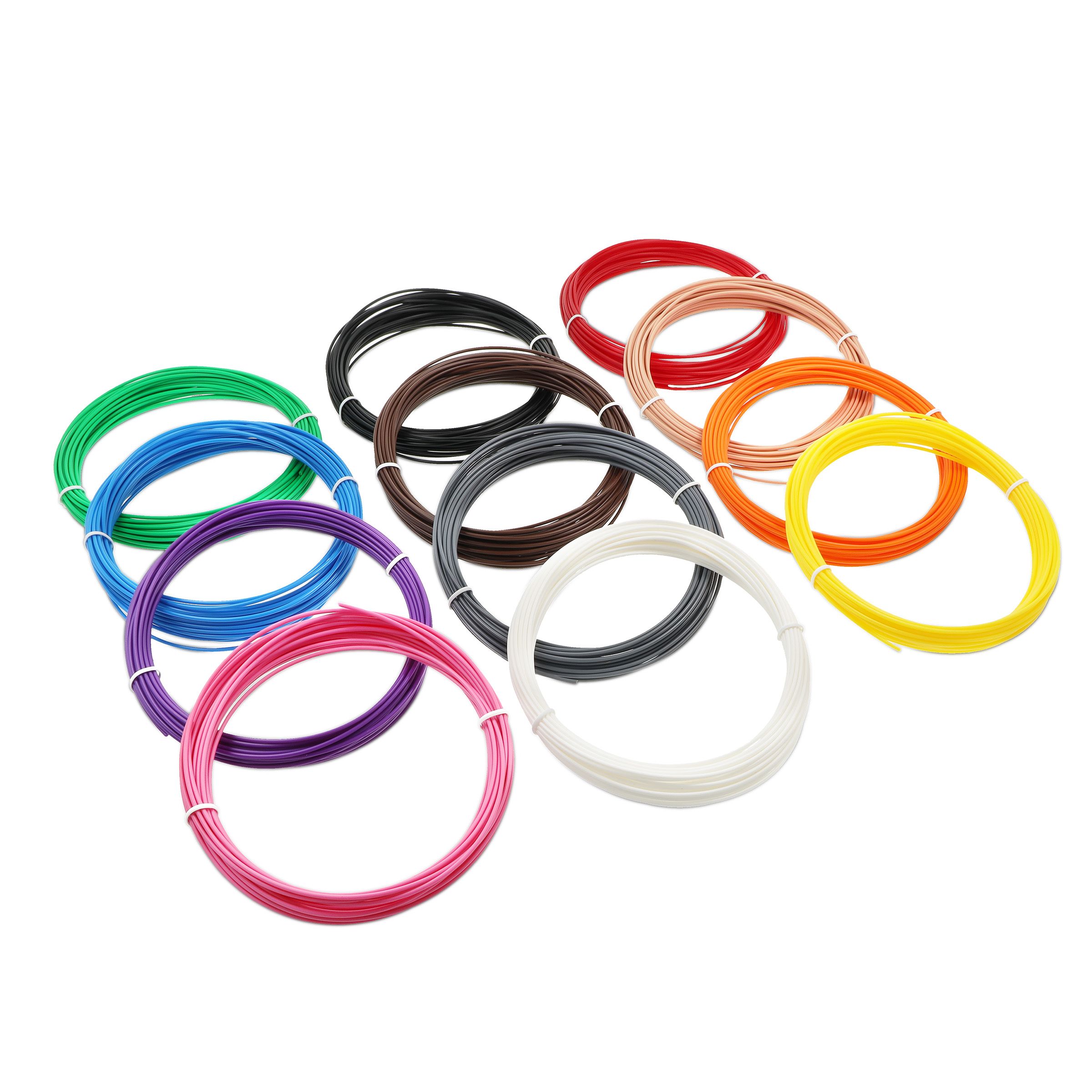 Zestaw PLA Starter 12 basic colours x 10m (360g / 1.75mm)