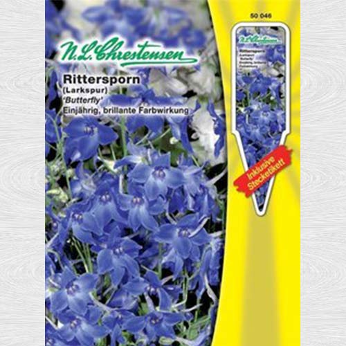 1 pac, Delphinium (Nemțișor) Butterfly - Semințe: Mod de ambalare: 1 pac
