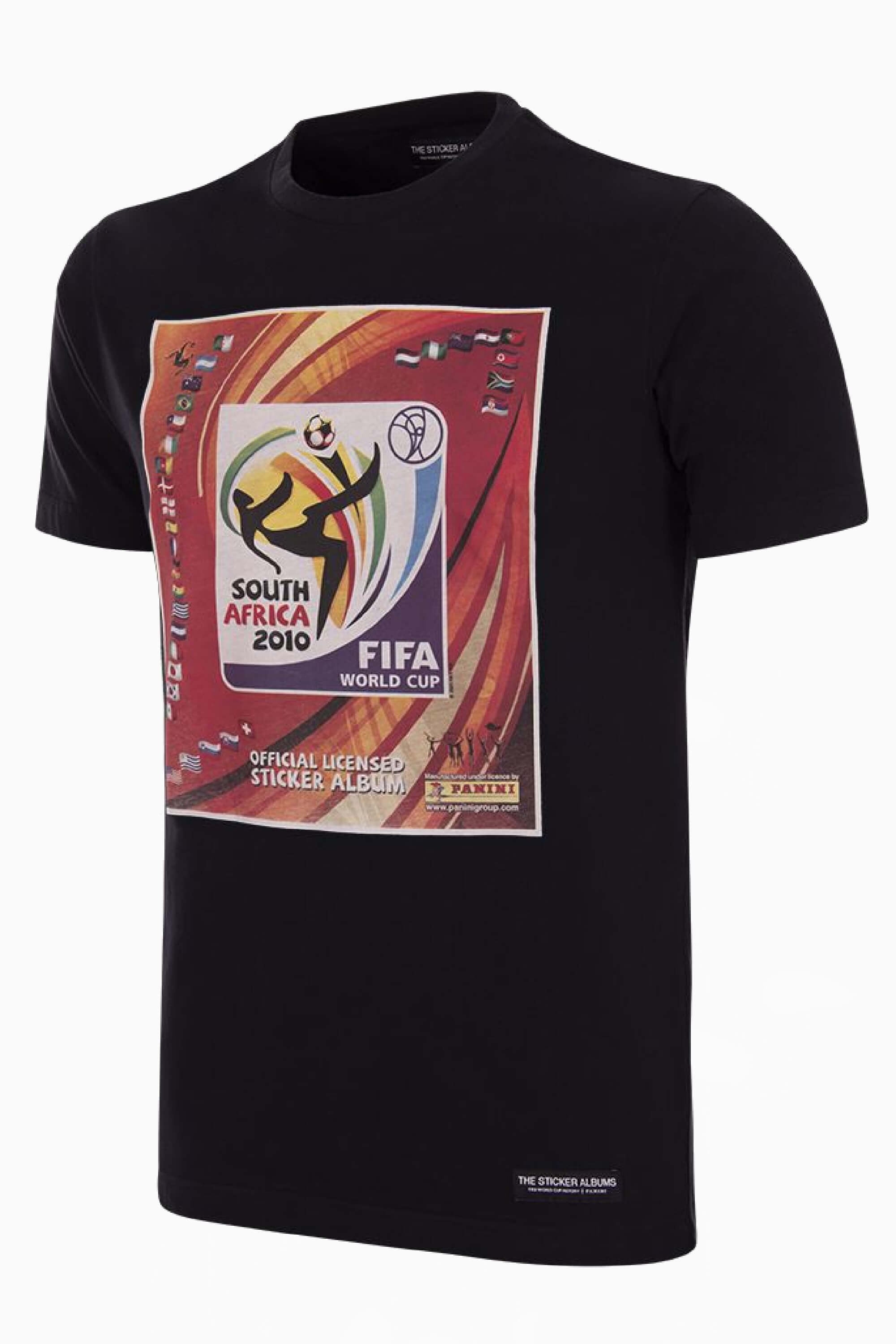 Koszulka Retro COPA Panini South Africa 2010 World Cup - Czarny