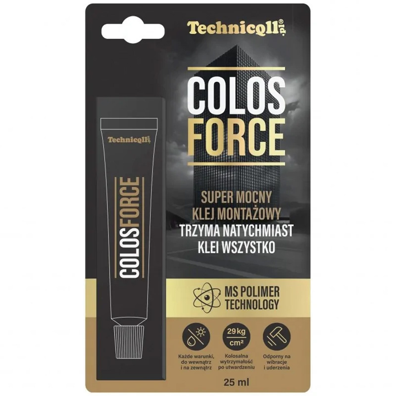 Klej montażowy super mocny Colos Force 25ml Technicqll