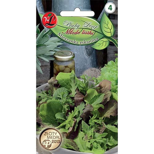 1 szt, Baby Leaf - Scharfe Mischung - Samen: Ilość w opakowaniu: 1.5 g