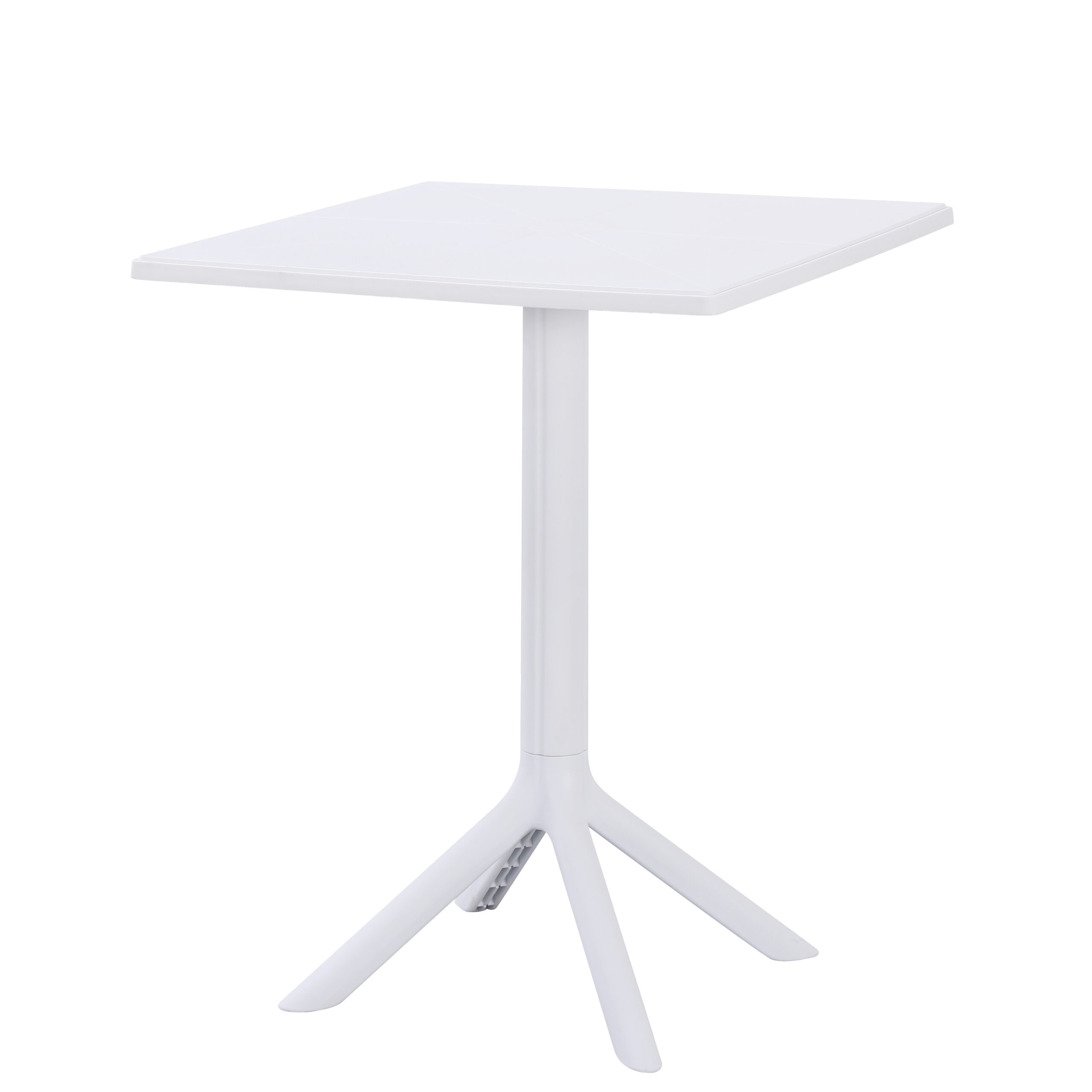 Stolik ogrodowy Solo PP stół zewnętrzny 60x60cm - biały