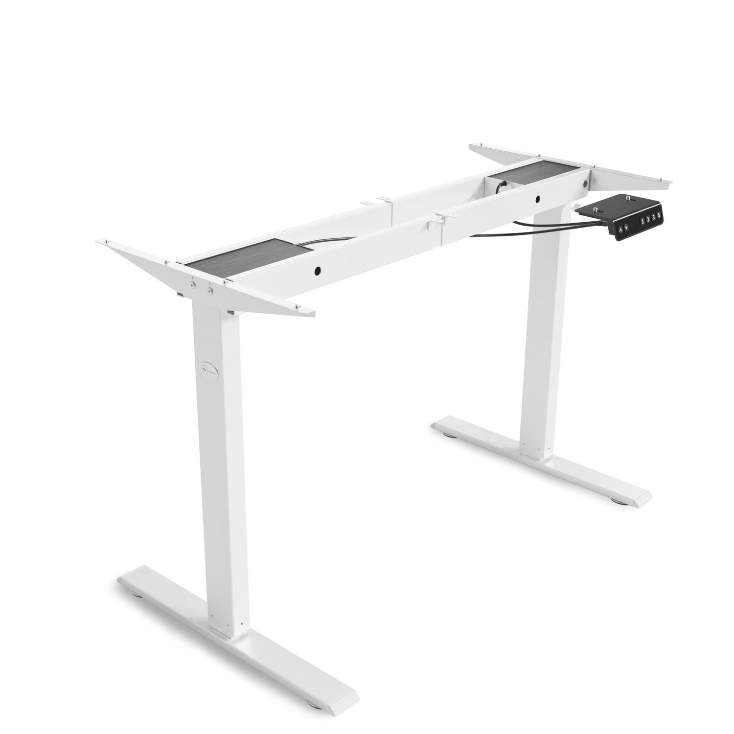 Elektricky výškově nastavitelný rám psacího stolu, 2 motory – bílý 110-180 cm DV-202ODF - bílá