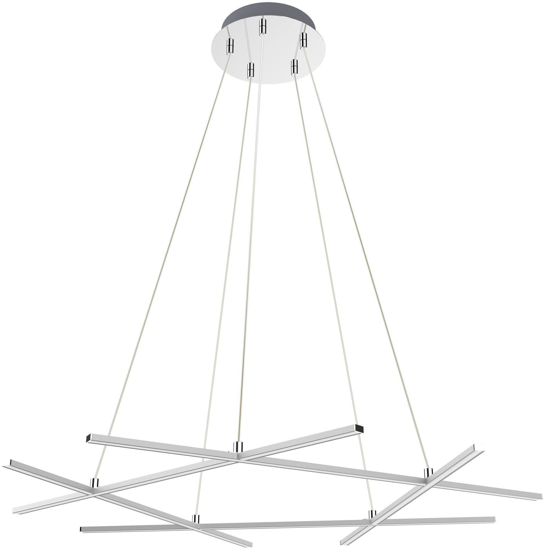 Apeti Andros lampa wisząca 1x50 W srebrna A0020-350