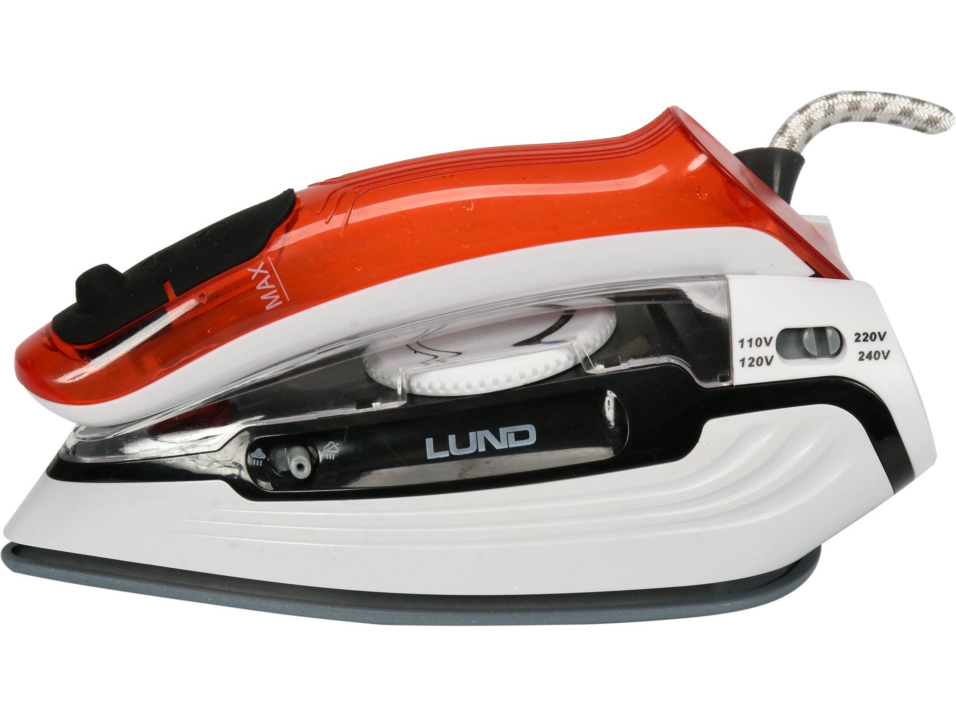 Żelazko turystyczne LUND parowe 1100W składane stopa ceramiczna 68100