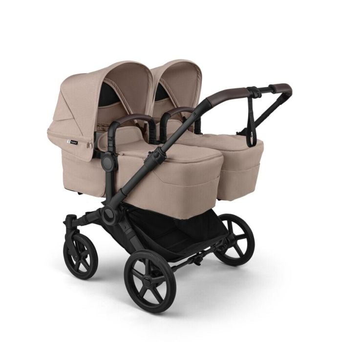 Bugaboo Donkey 6 Twin - wózek głęboko-spacerowy dla bliźniąt-Desert Taupe Melange