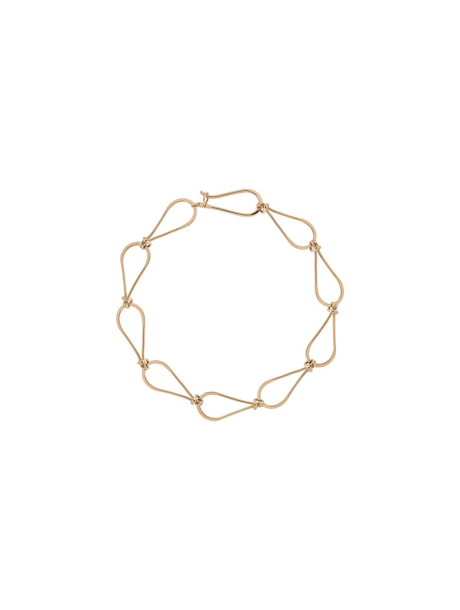Nectar Bracelet- złota bransoletka z autorskim, oryginalnym splotem