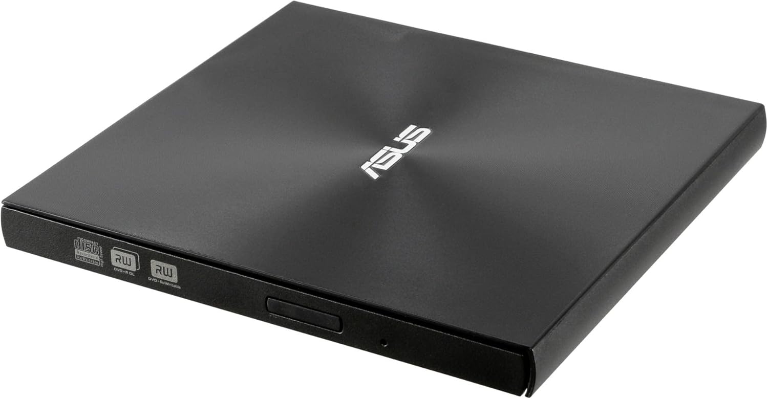 ASUS Nagrywarka DVD USB 08U7M-U czarny zewnętrzna SDRW-08U7M-U - Henryx24
