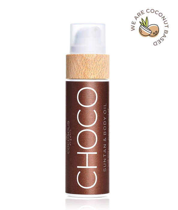 Cocosolis CHOCO Organiczny olejek do ciała i opalania - czekoladowy, 110 ml