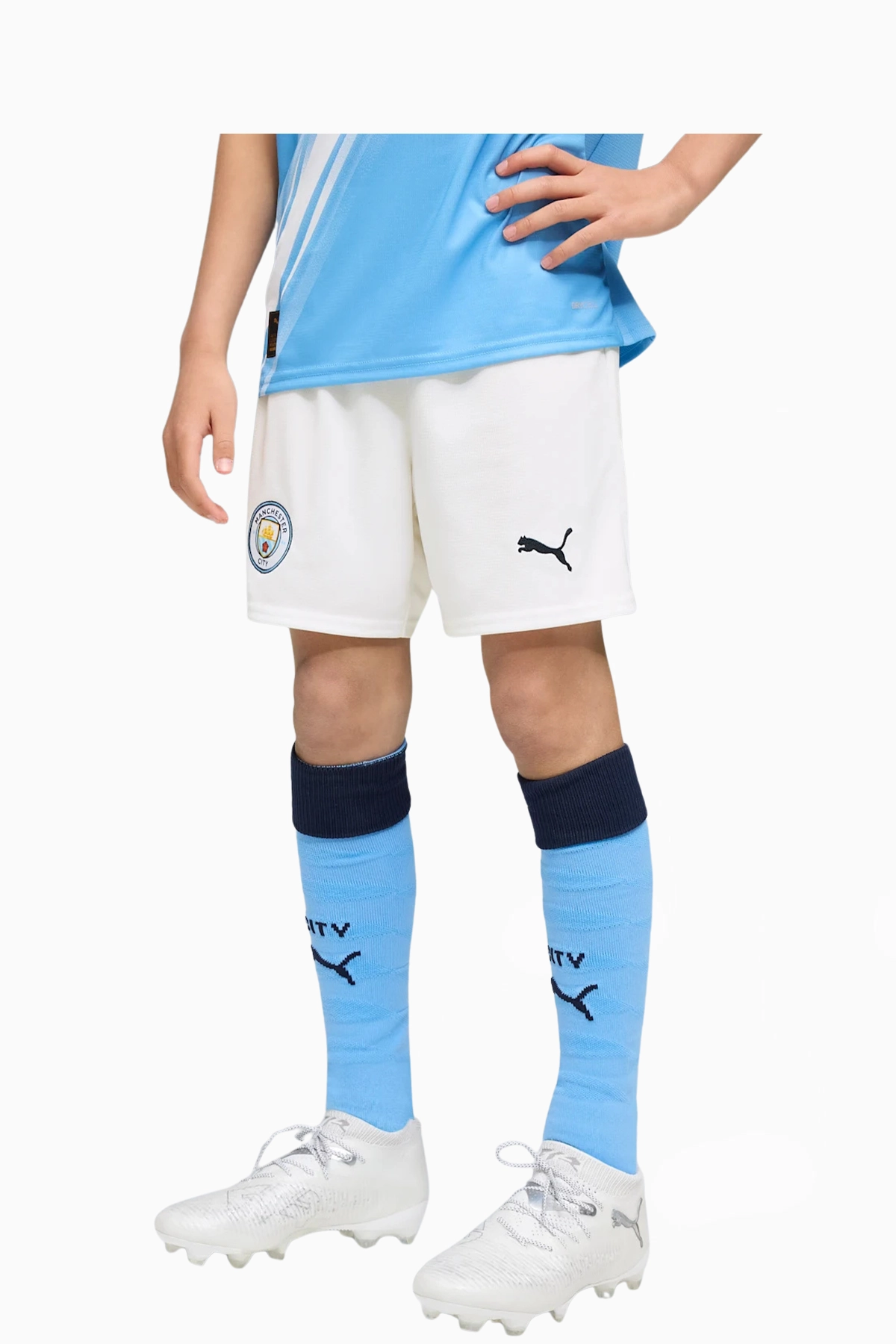 Spodenki Puma Manchester City 25/26 Replica Junior - Biały