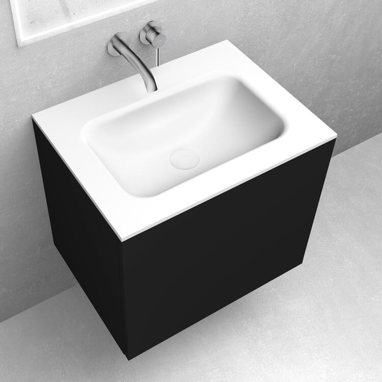 Oltens Kalla umywalka 60,2x46 cm meblowa LavaForm biały mat 40209900 - Wysyłka w 24h
