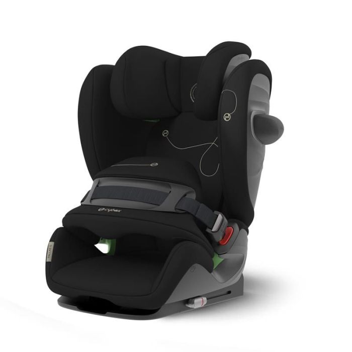 Cybex Pallas G i-Size - fotelik samochodowy od 76 do 150 cm, 9-50 kg-Moon Black