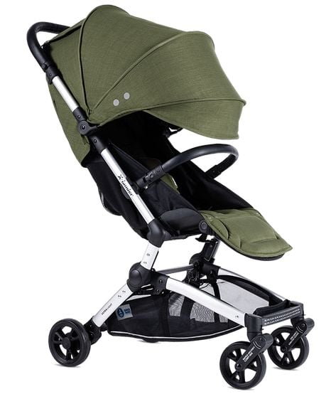 X-lander X-Fly - wózek spacerowy z barierką w zestawie-Organic Green