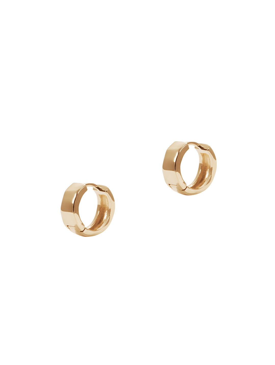 Fico Earrings N°2 - kółeczka o lekko nieregularnym kształcie