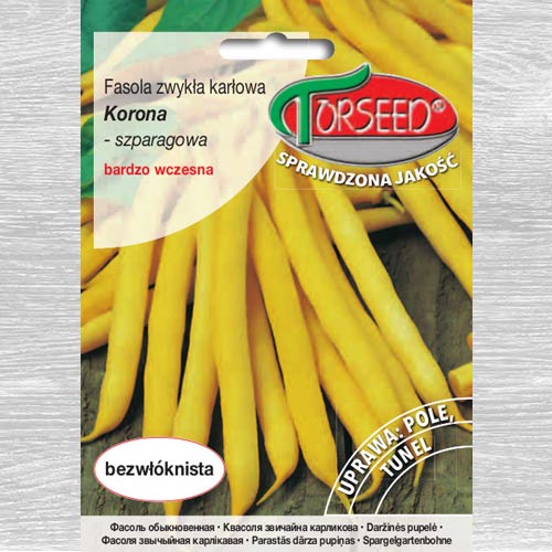 1 szt, Fasola szparagowa żółta Korona - Nasiona: Ilość w opakowaniu: 30 g