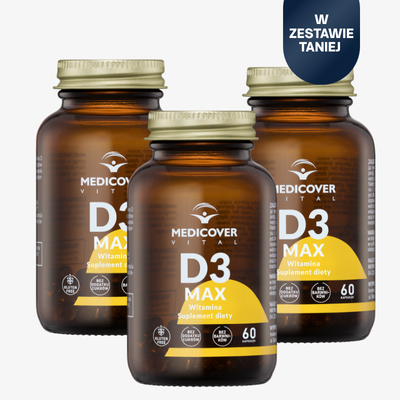 Medicover Vital D3 Routine MAX – Wysoka Codzienna Dawka Witaminy D3