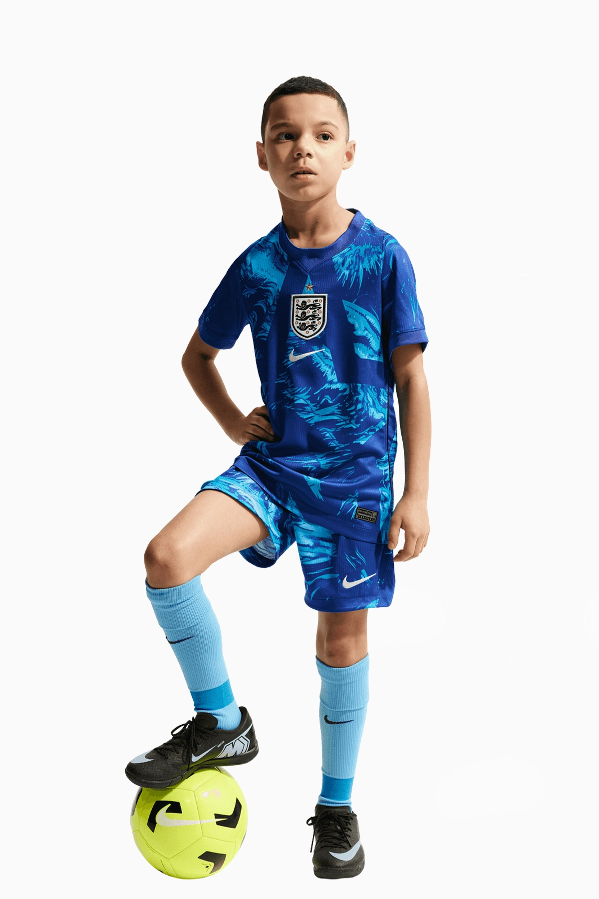 Koszulka Reprezentacji Anglii Nike 2026 Goalkeeper Stadium Junior - Niebieski