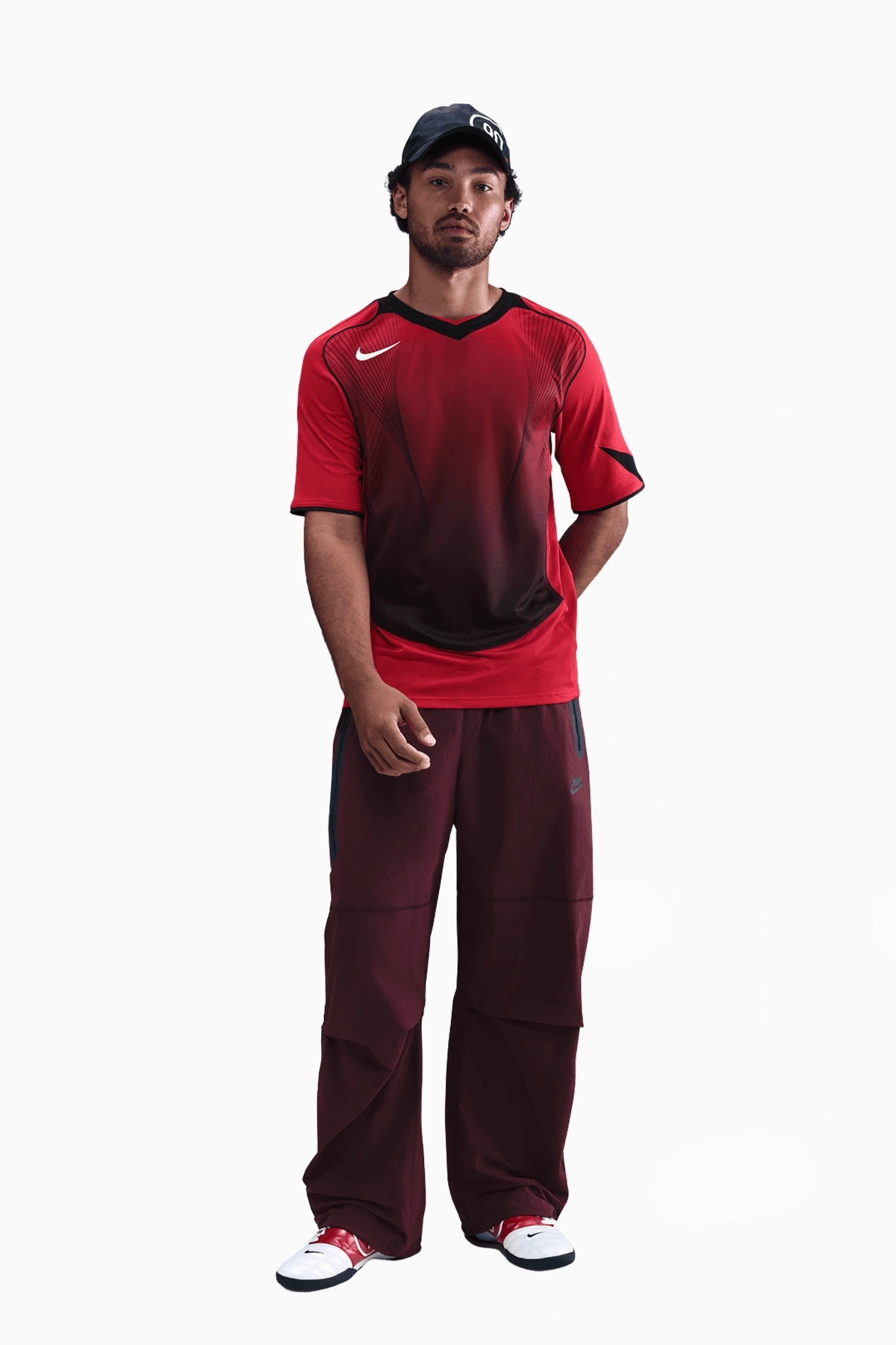Koszulka Nike Total 90 - Bordowy