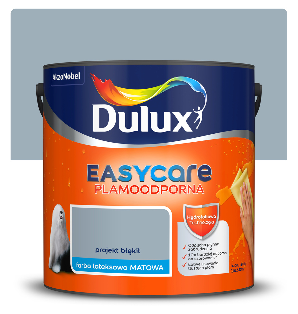 Farba Easycare Projekt błękit 2,5L Dulux