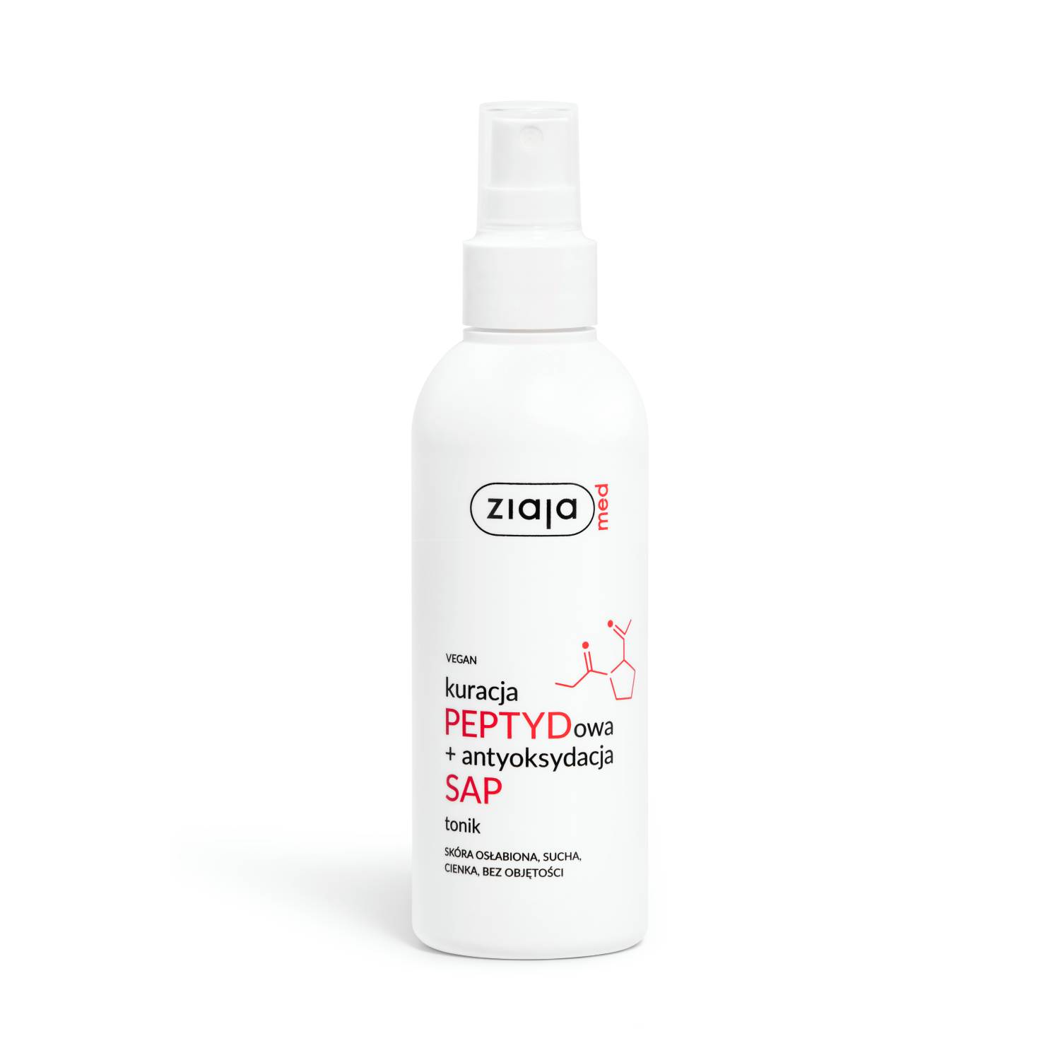 Ziaja med - kuracja peptydowa, tonik, 150 ml