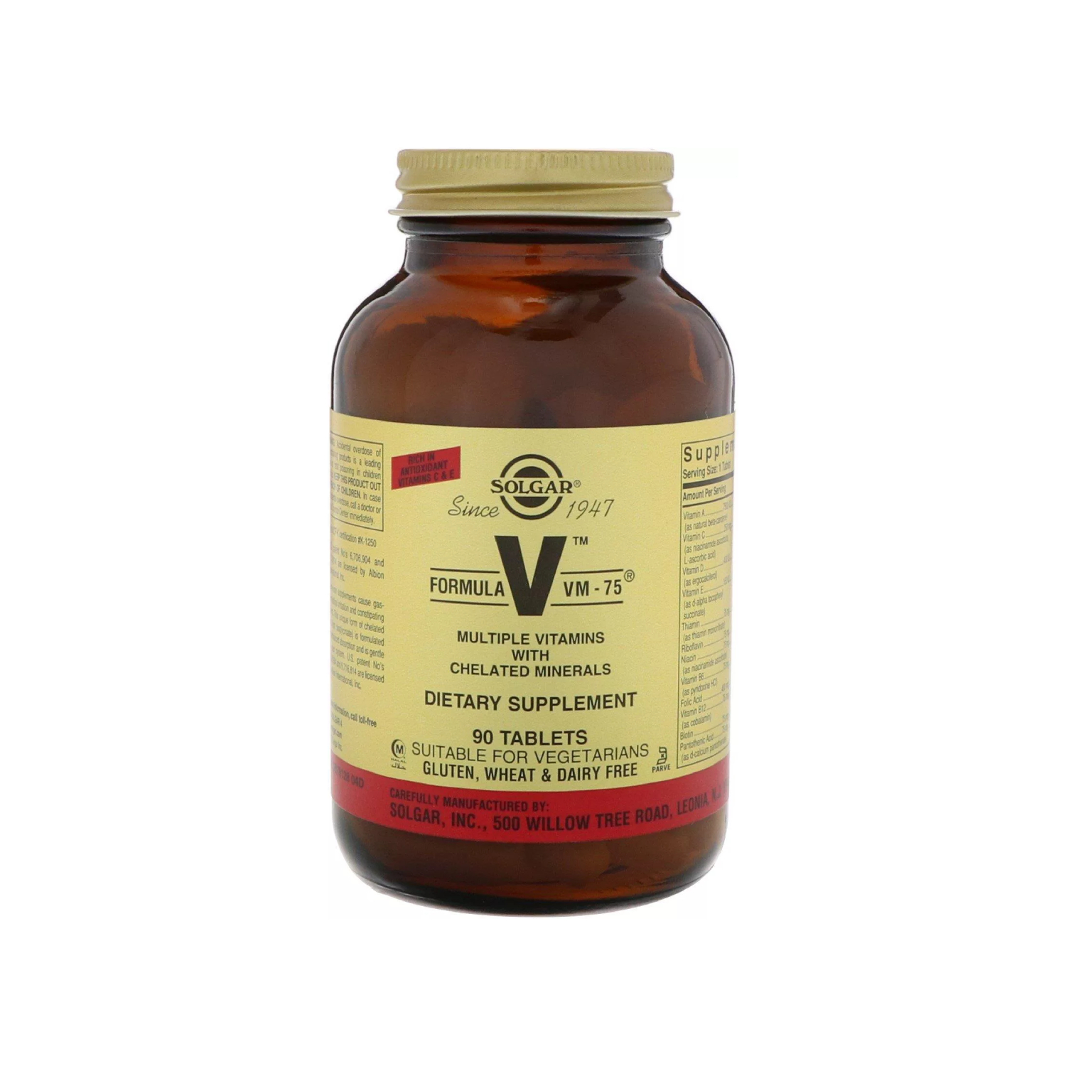 Solgar formula vm-75, 90 tabletek