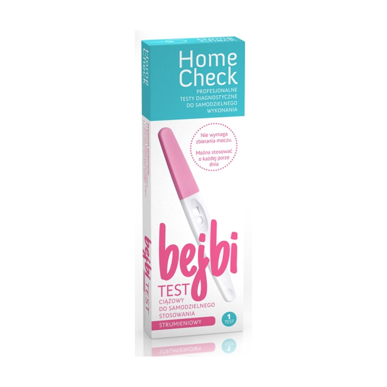 Bejbi - test ciążowy do samodzielnego stosowania strumieniowy, 1 sztuka