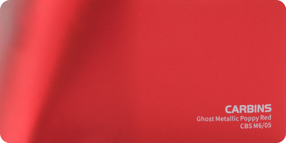 Carbins CBS M6/05 Ghost Metallic Poppy Red 1MB - folia do zmiany koloru samochodu