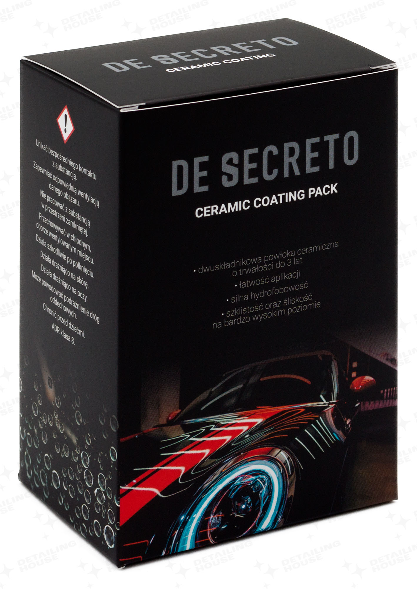 De Secreto Ceramic Coating Pack 10/15 - dwuskładnikowa powłoka ceramiczna zestaw