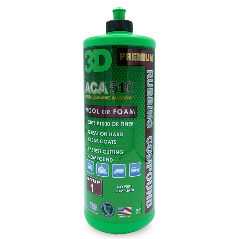 3D 510 Premium Rubbing Compound 946ml - pasta polerska tnąca