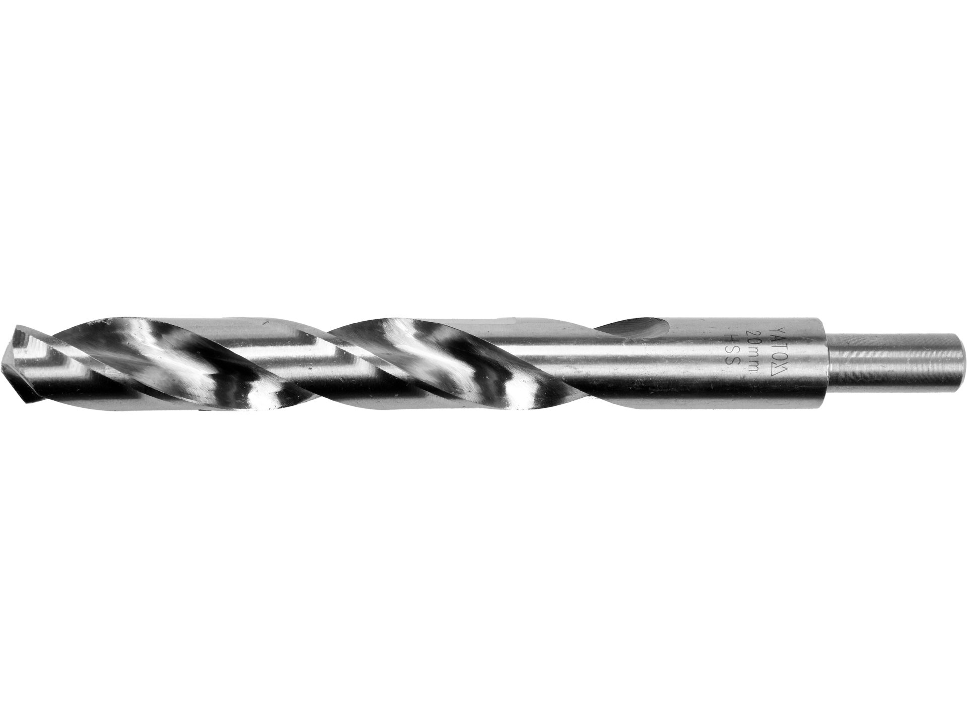 Wiertło do metalu HSS YATO premium 20mm do stali INOX przetoczony uchwyt YT-44240