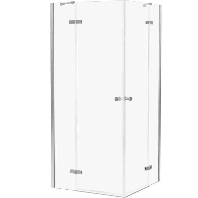 NEW TRENDY Kabina prysznicowa prostokątna KALIBRA 2D 80x100x195 chrom