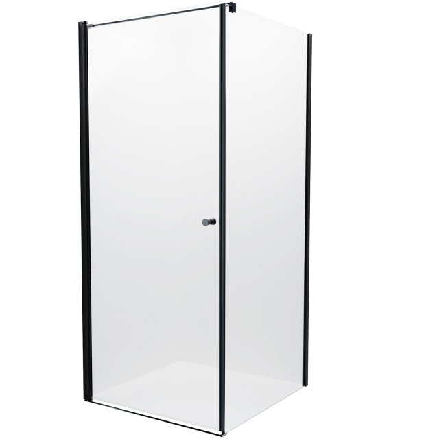 NEW TRENDY Kabina prysznicowa SUPERIA BLACK kwadratowa 90x90x195 szkł