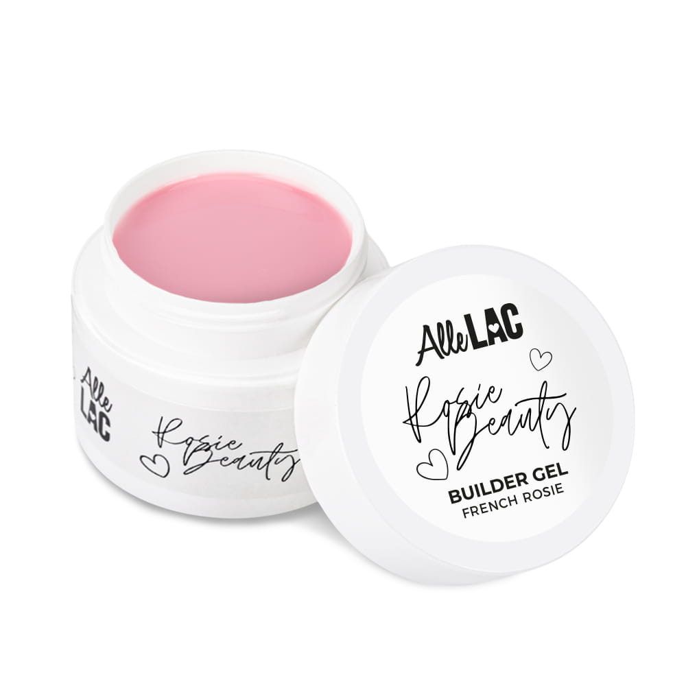 Żel budujący twardy różowy French Rosie AlleLAC x Rosie Beauty 45g