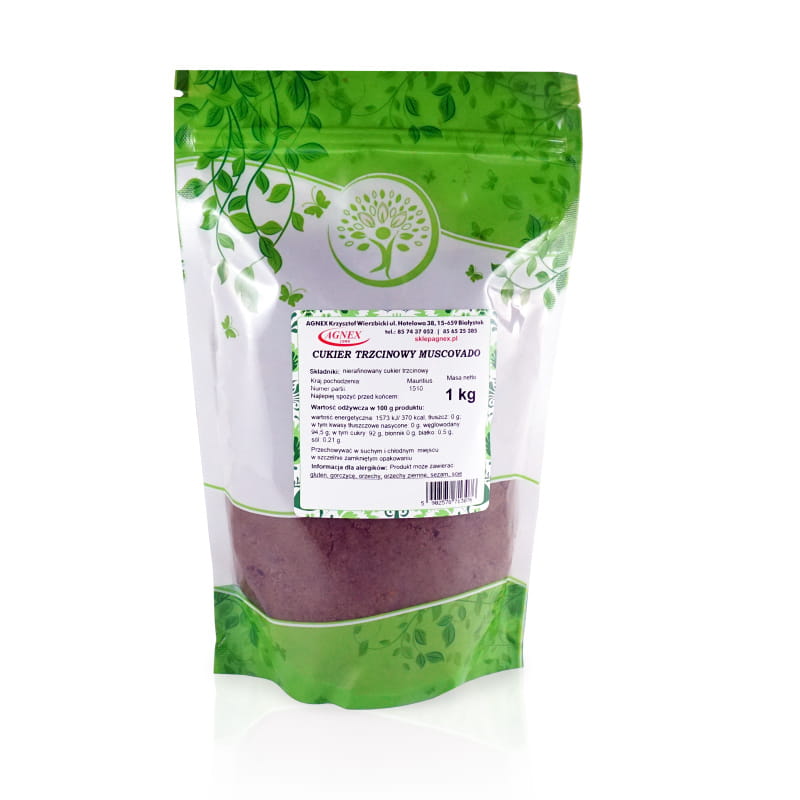 Cukier trzcinowy dark muscovado 1kg