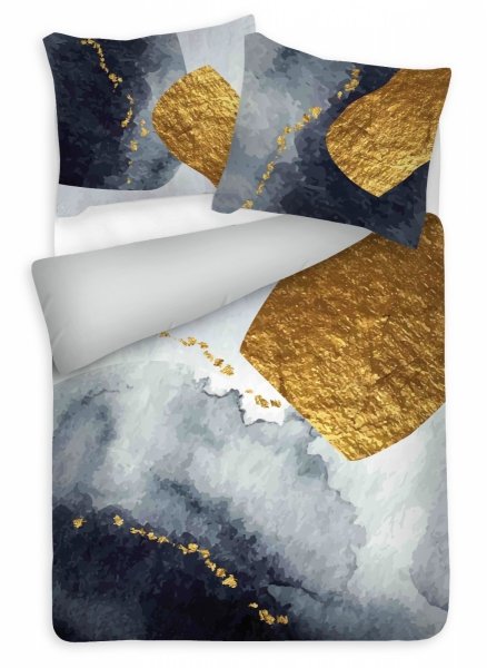 Pościel Satyna bawełniana PRESTIGE 160x200 wz. TM0267_31 akwarelowa geometria