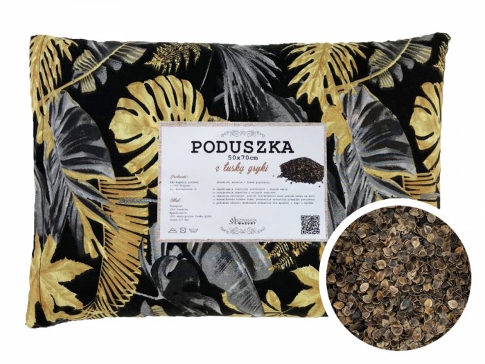Poduszka z łuską gryki 50x70 wz. 5 tropikalny