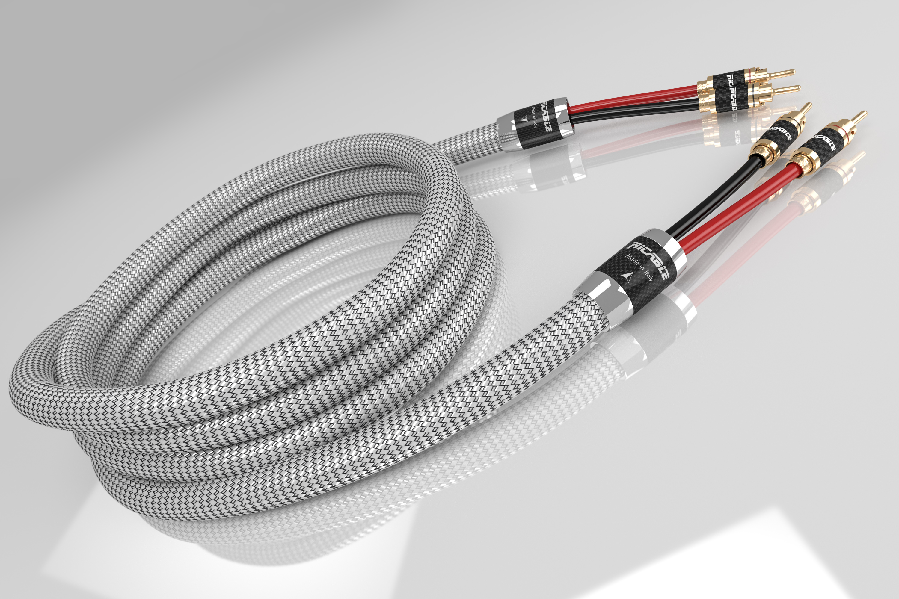 Kabel głośnikowy ricable invictus speaker reference mkii 2x5.0m