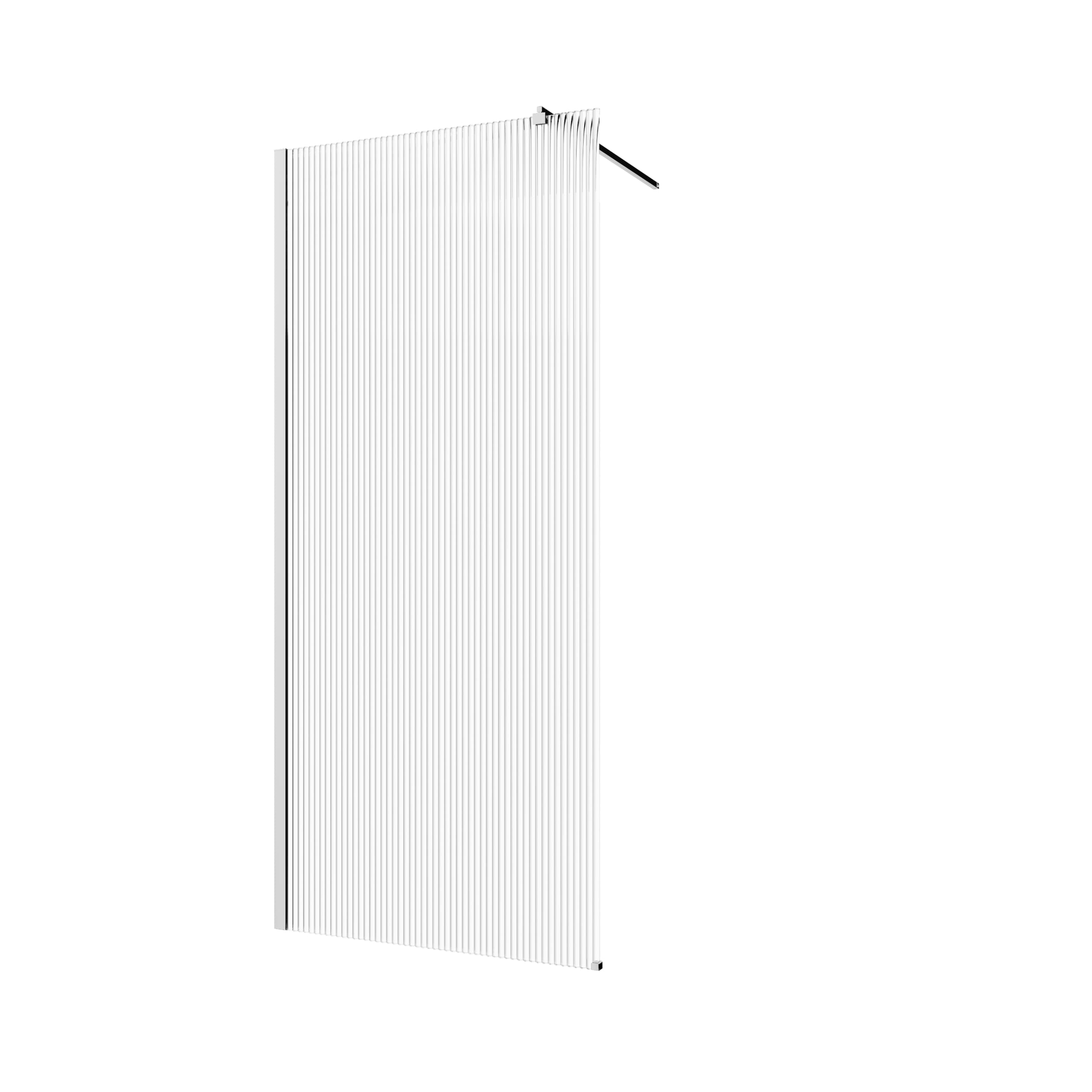 Darmowa Dostawa - Ścianka prysznicowa walk-in 90 cm chrom półmat/szkło ze wzorem Invena AK32199