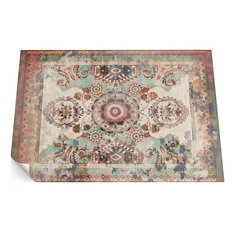 Balkonowy Dywan Winylowy UV ArtPrintCave 120x180 cm Kolorowy dekoracyjny ornament 1 szt.