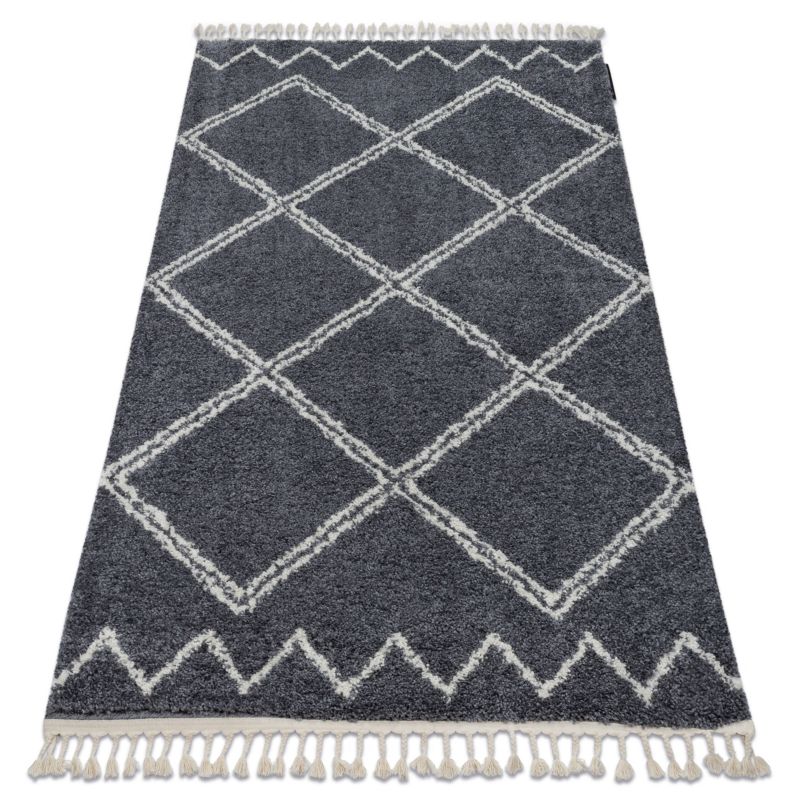 Dywan Berber RugsX 80x150 cm szary GR2824 1 szt.