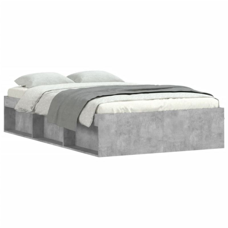 Łóżko drewniane WaszeMeble 120x190 cm szarość WM-3203897 1 szt.