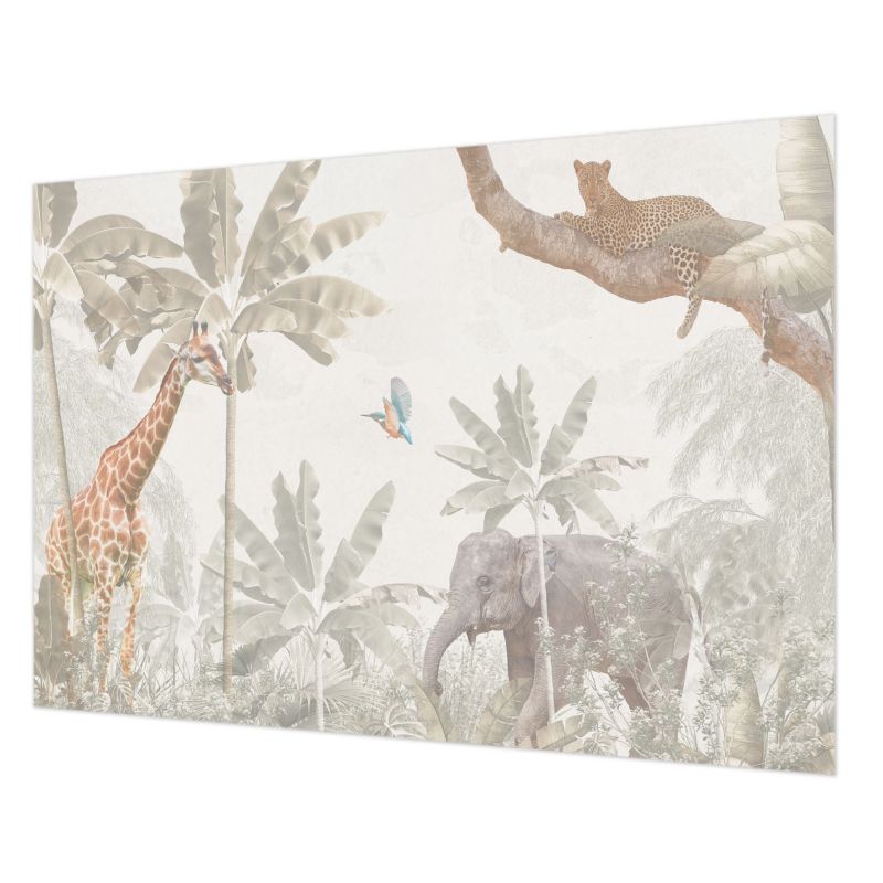 Tapeta Tulup 312x219 cm Tropikalna oaza dla miłośników safari i egzotycznej przyrody 1 szt.