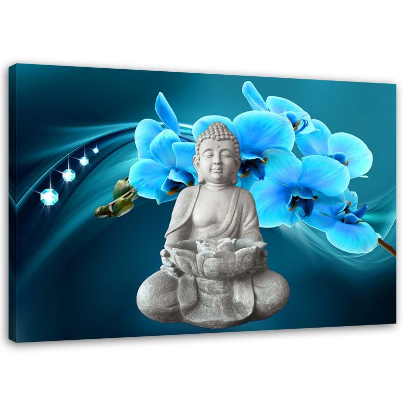 Obraz Feeby Budda diamenty orchidea 120x80cm 1szt