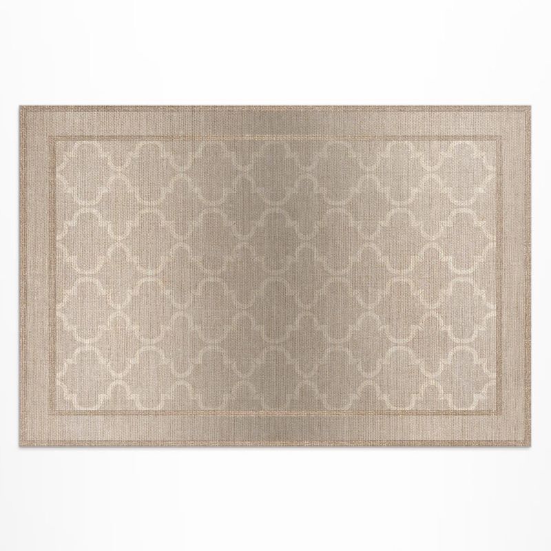 Winylowy Chodnik Zewnętrzny Wallfluent 100x150 cm Marokańska koniczyna imitacja tkaniny 1 szt.