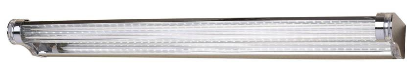 Srebrny kinkiet LED nad lustro do łazienki 58 cm Moderno IP20 zimny