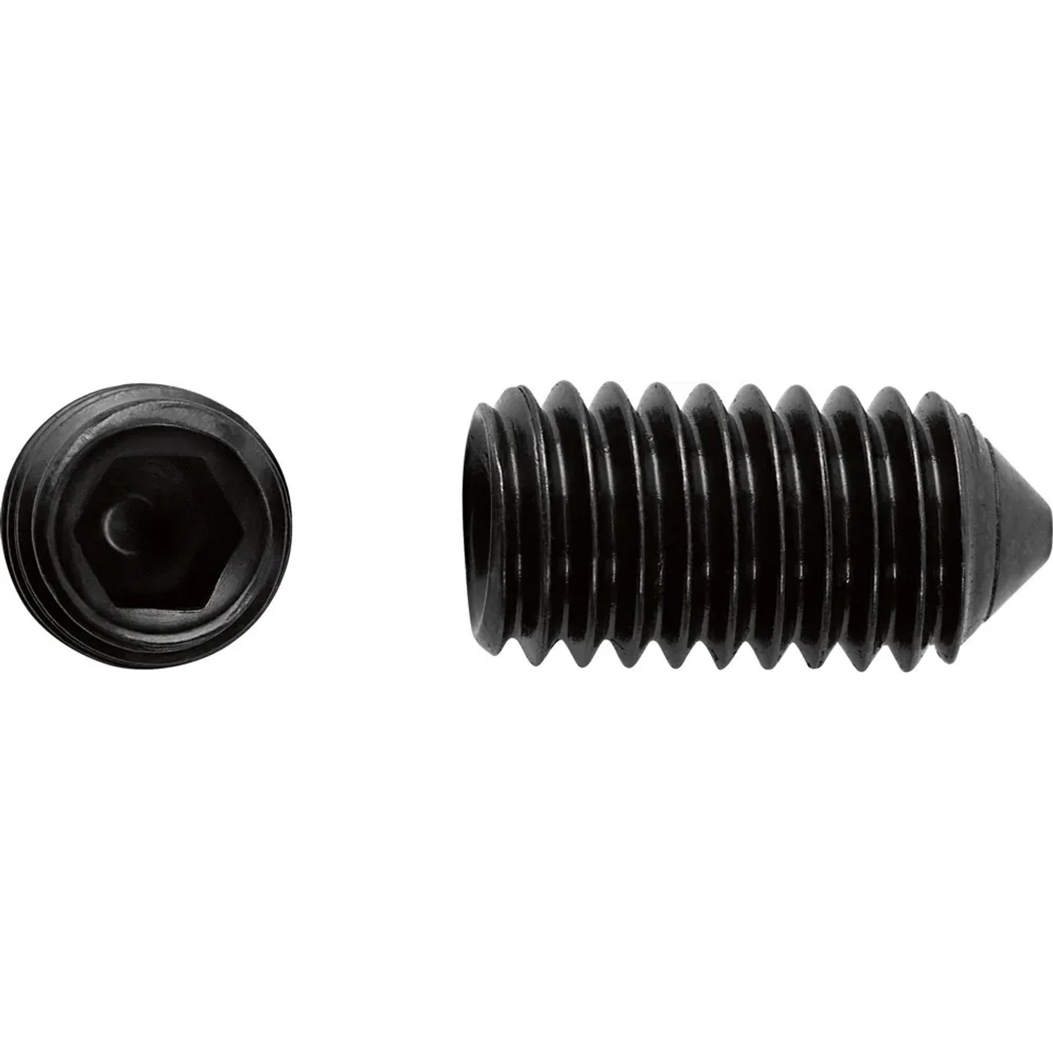 LUX-TOOLS Śruba zabezpieczająca imbusowa 6x10mm 8szt.