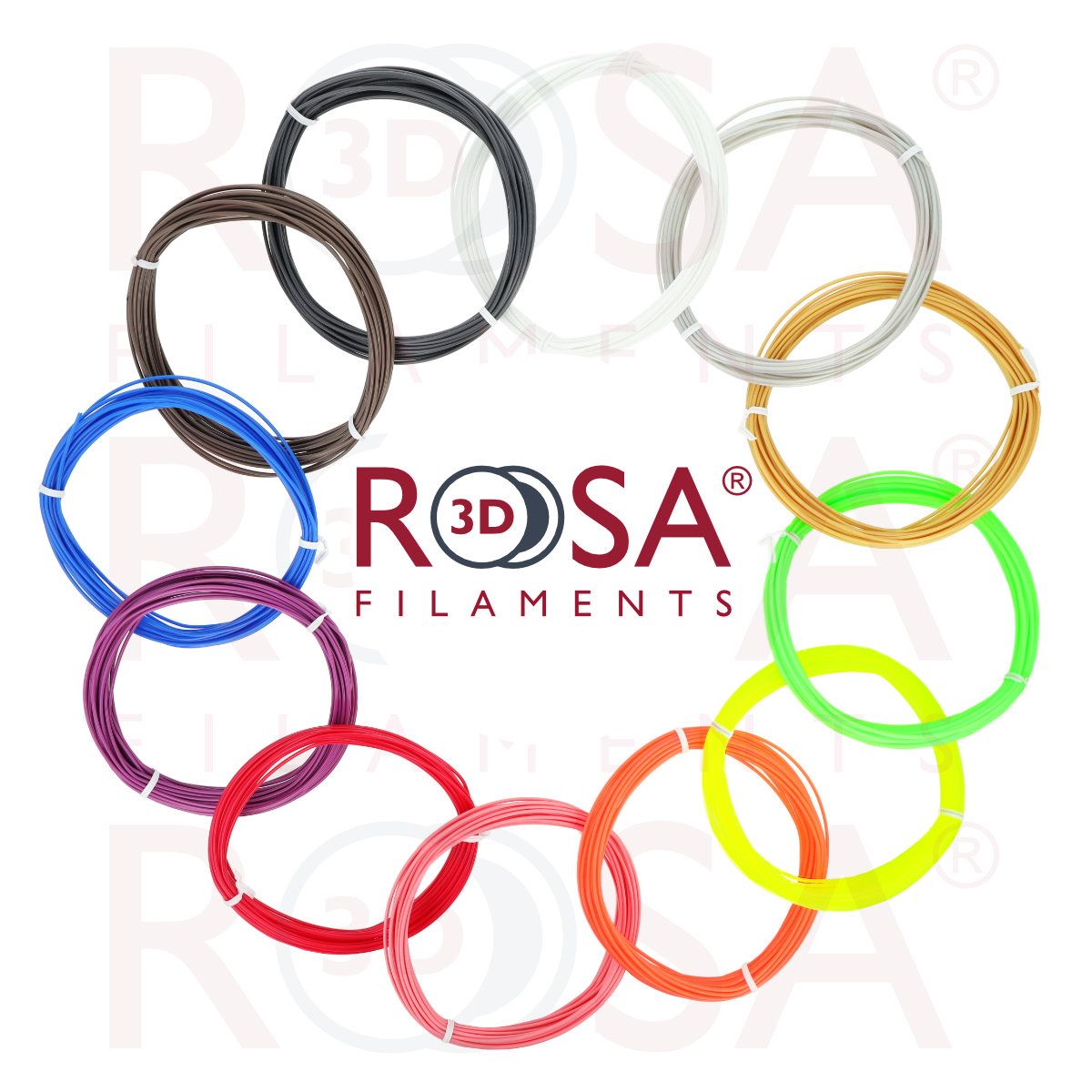 Zestaw PLA Starter 12 special colours x 10m (360g / 1.75mm)